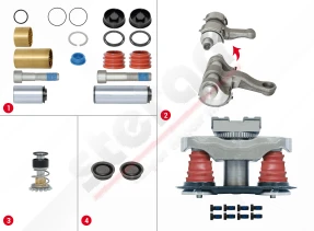 Caliper Repair Set (with Pin)