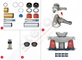 Caliper Repair Set (without Pin - New Model)