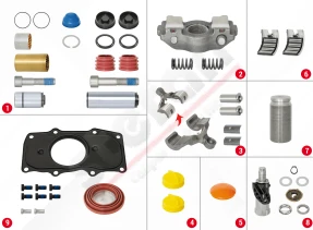 Caliper Repair Set (Left)