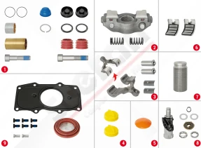 Caliper Repair Set (Right) 