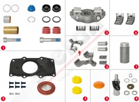 Caliper Repair Set (Left)