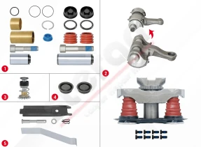 Brake Caliper Pad Repair Kit (Without Pin)