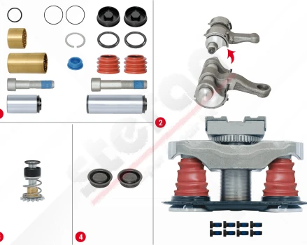 Caliper Repair Set (without Pin)