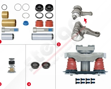 Caliper Repair Set (with Pin)