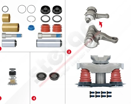 Caliper Repair Set (without Pin - New Model)