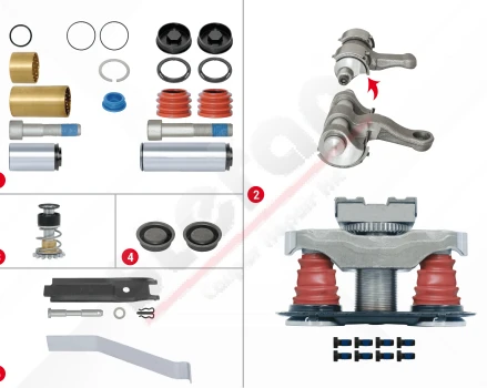 Brake Caliper Pad Repair Kit (Without Pin)